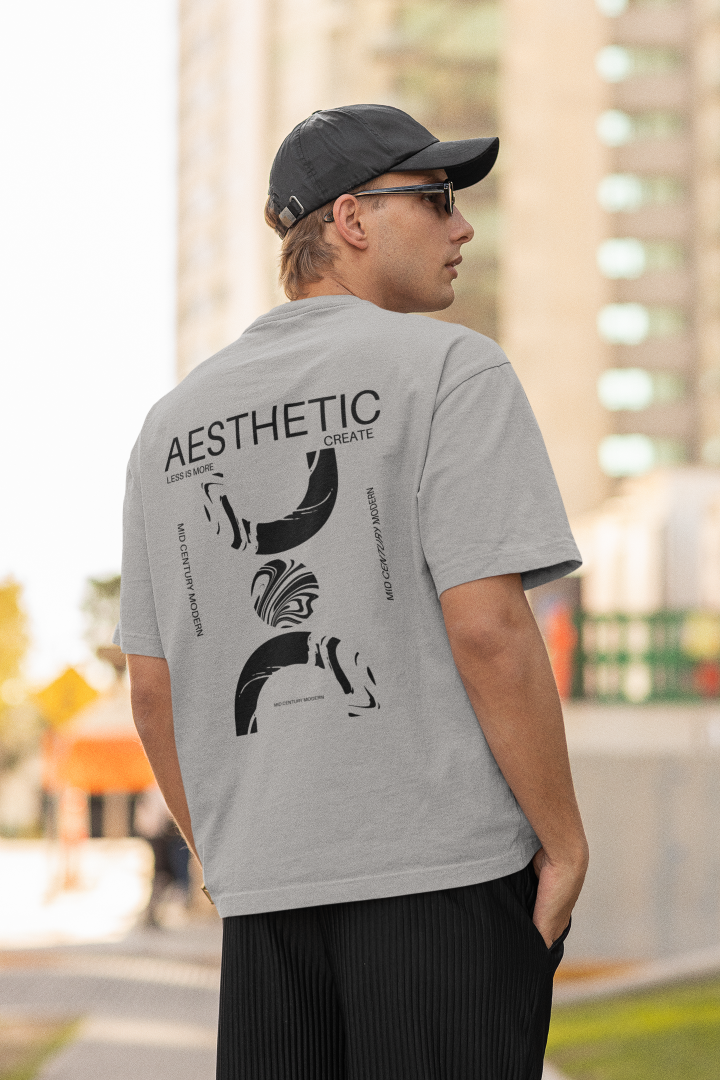 AESTHETIC OVERSIZED CLASSIC T-SHIRT FOR MENS