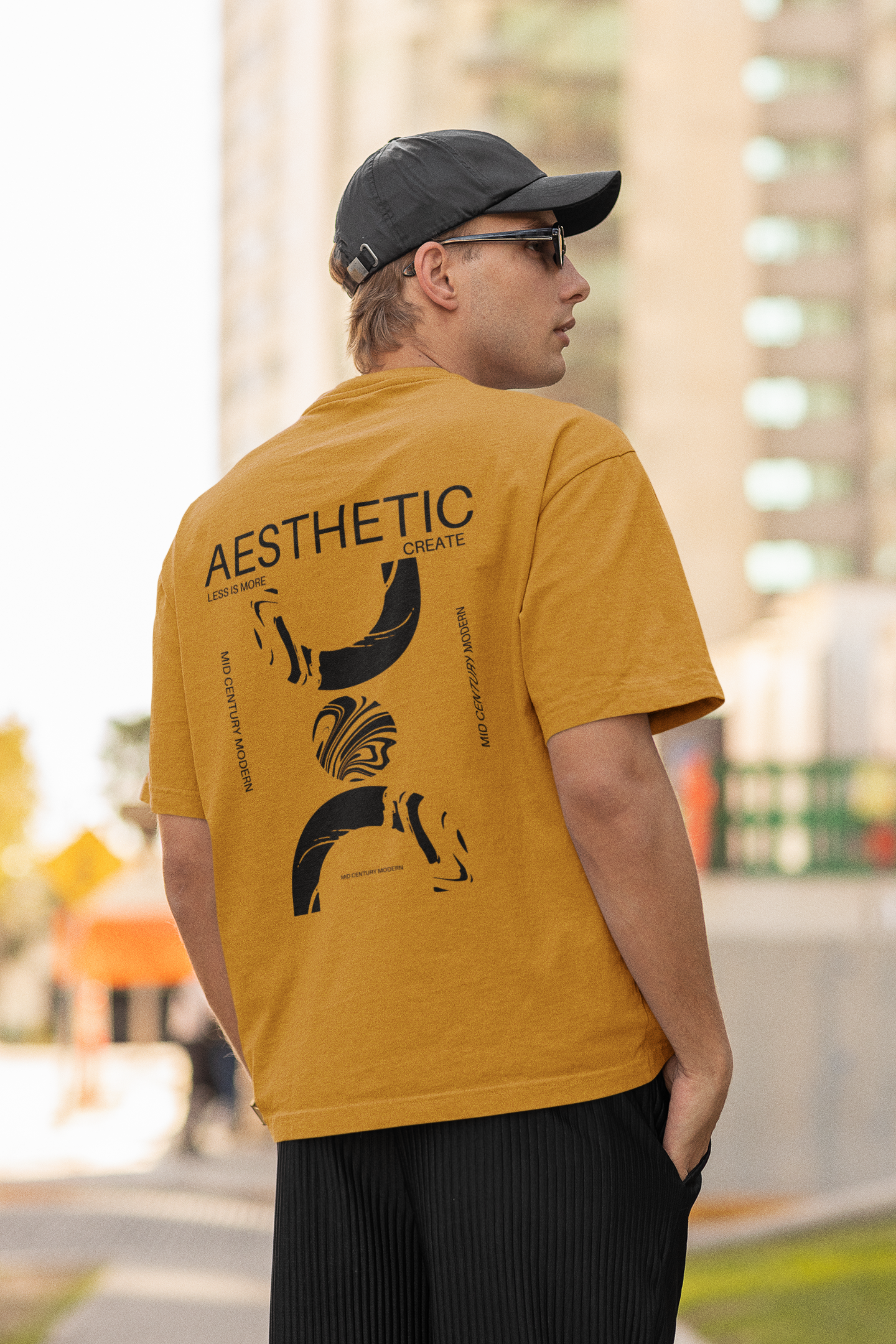 AESTHETIC OVERSIZED CLASSIC T-SHIRT FOR MENS