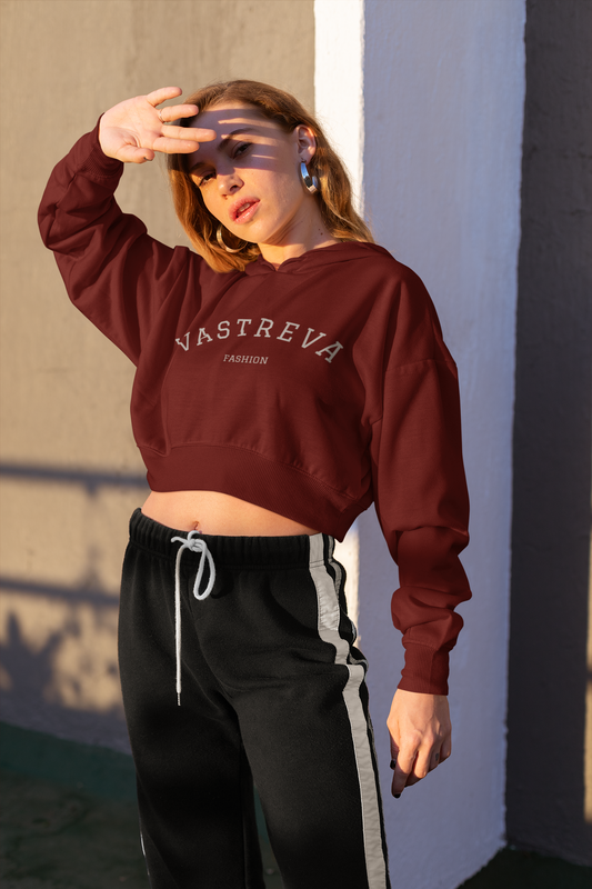 VASTREVA FASHION CROP HOODIE FOR WOMEN