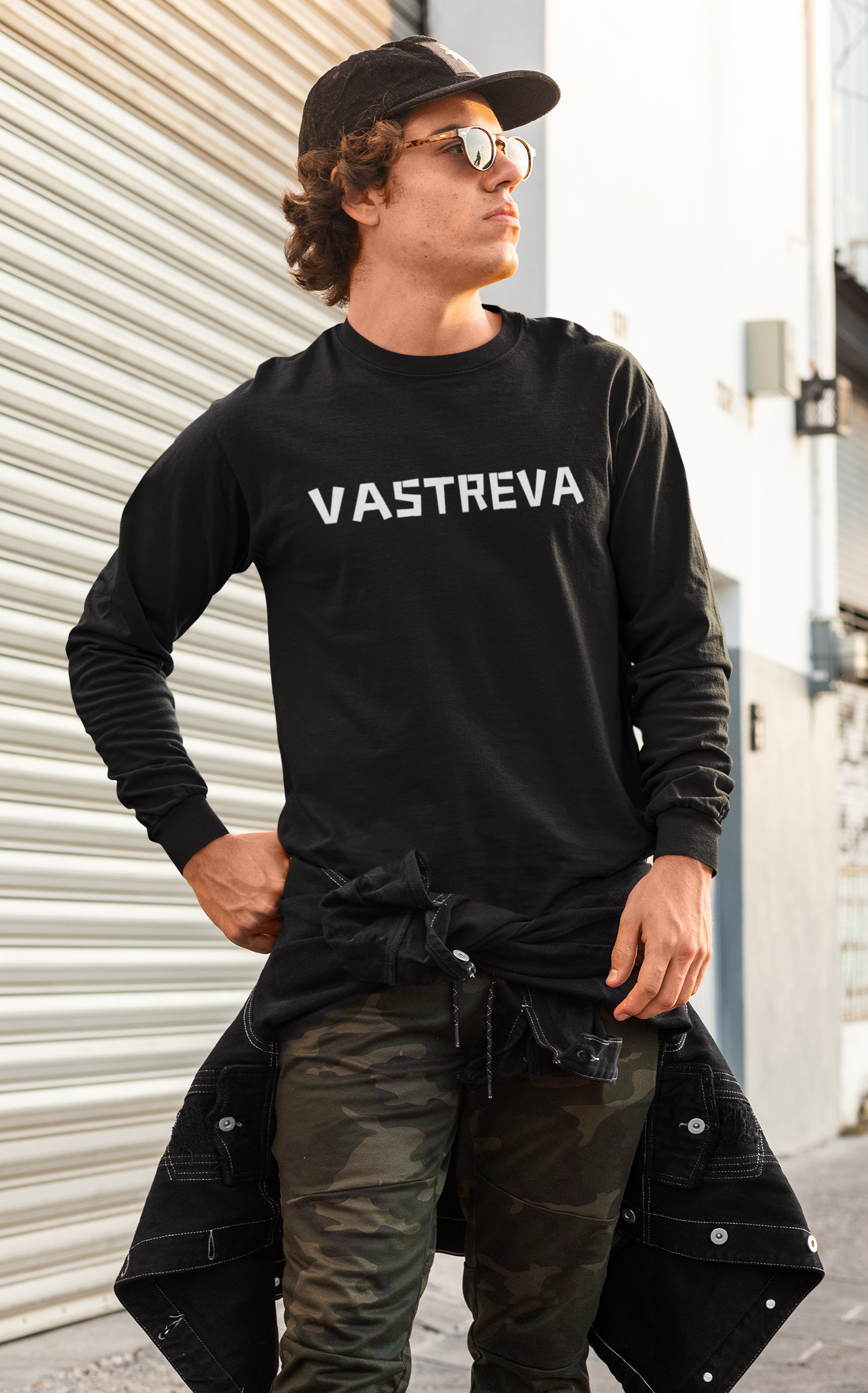 VASTREVA MENS ROUND NECK FULL SLEEVES T-SHIRT