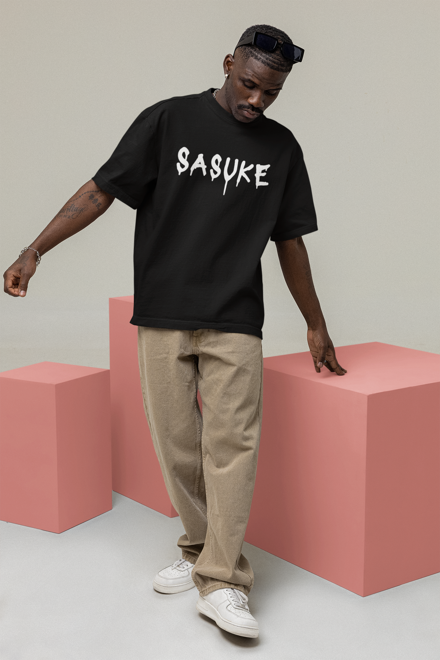 SASUKE MENS PREMIUM OVERSIZED T-SHIRT