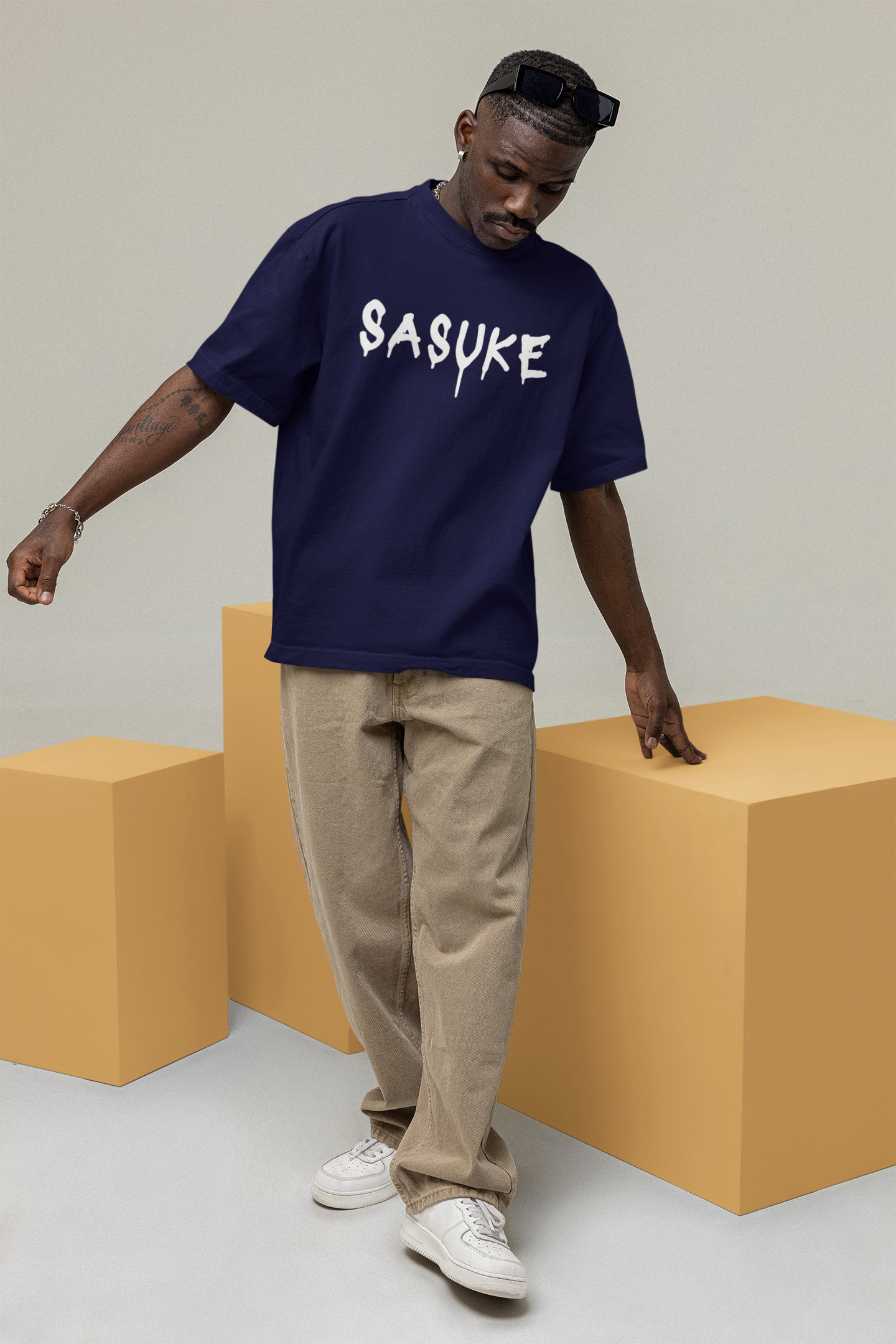 SASUKE MENS PREMIUM OVERSIZED T-SHIRT