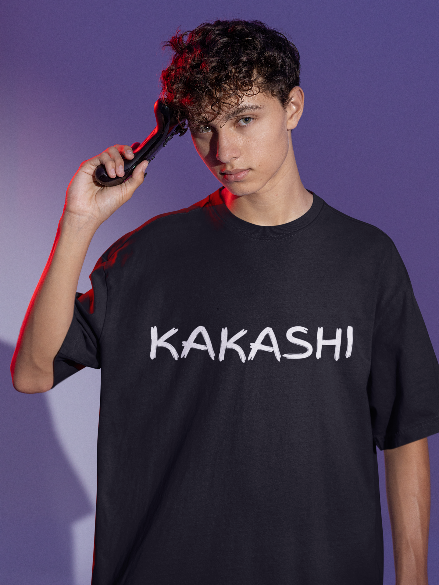 KAKASHI MENS PREMIUM OVERSIZED T-SHIRT