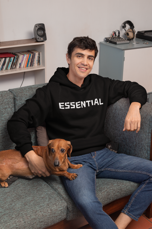 ESSENTIAL HOODED SWEATSHIRT FOR MEN